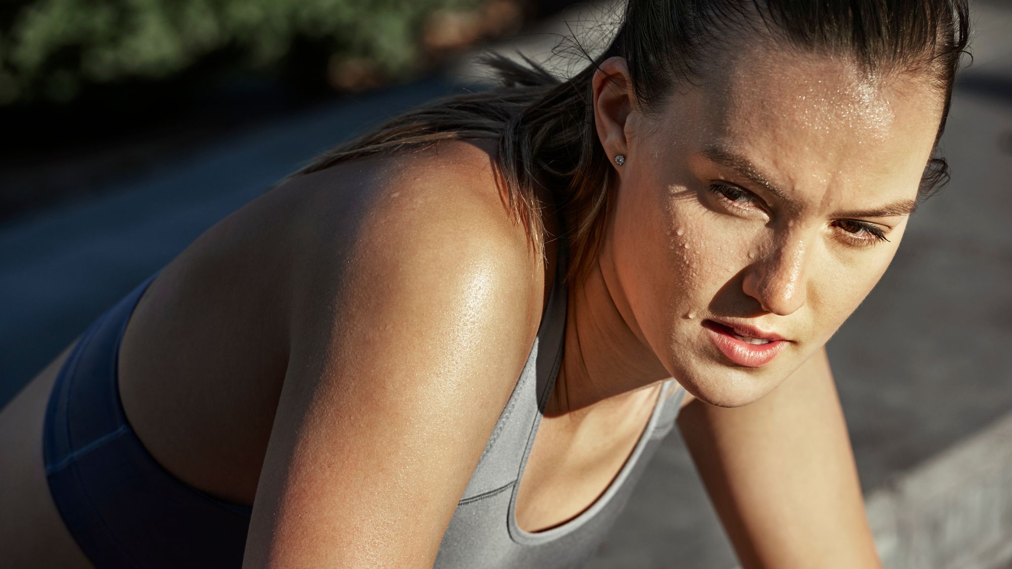 A woman doing one of the best outdoor walking workouts