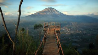 A view of Mount Batur