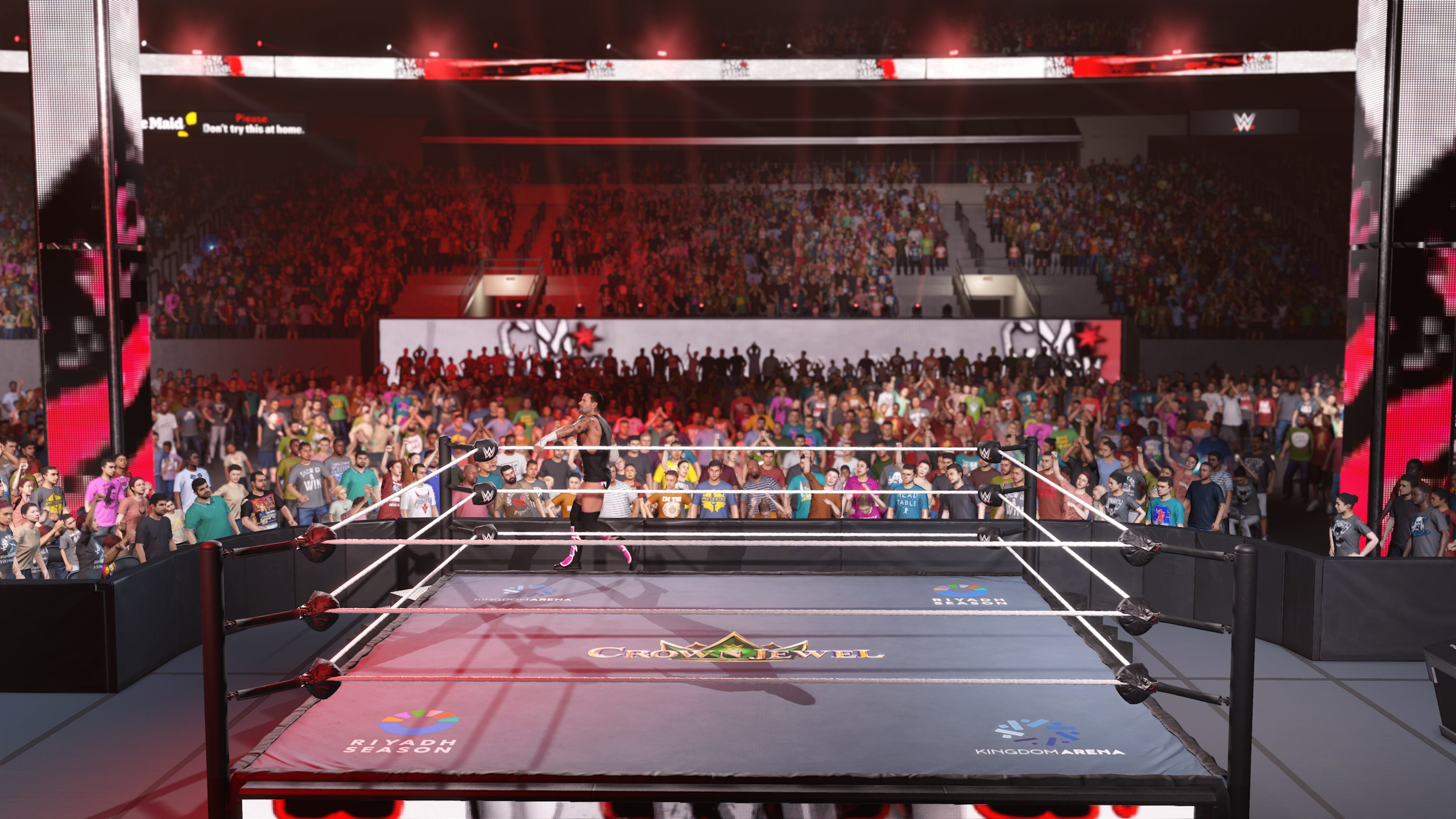 Crown Jewel Riyadh arena in WWE 2K25