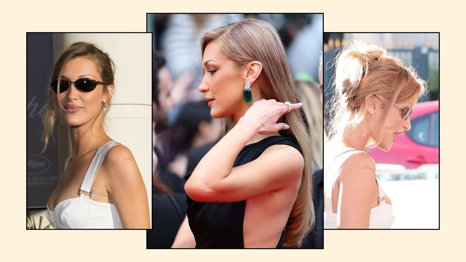 Bella Hadid Honey Blonde Hair