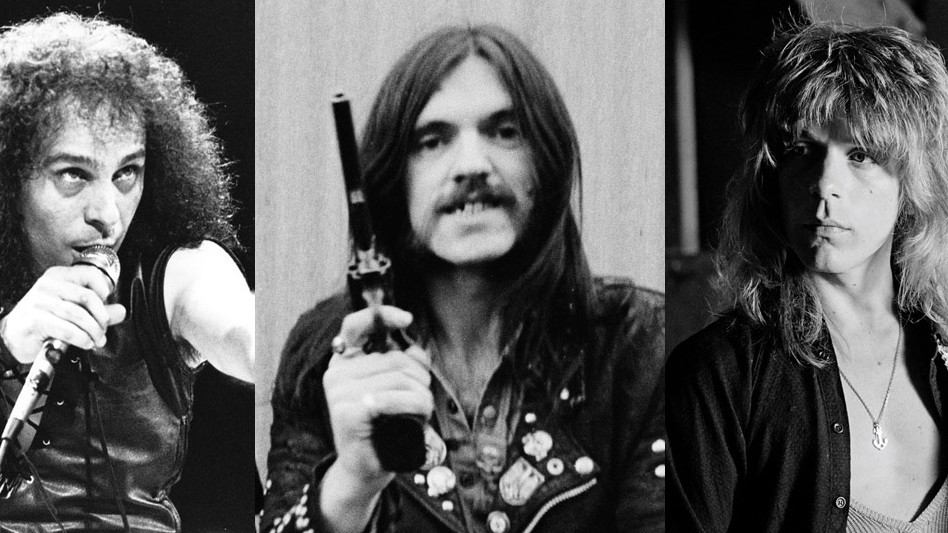 A picture of Ronnie James Dio, Lemmy and Randy Rhoads