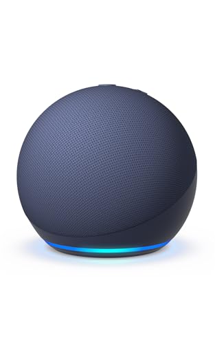 Echo Dot (newest Gen) | Bluetooth Smart Speaker With Big Vibrant Sound and Wi-Fi | Deep Sea Blue, With Alexa+ Early Access