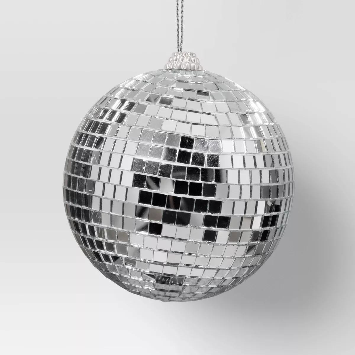 4u0026#34; Christmas Disco Ball Ornament Silver - Wondershopu0026#8482;