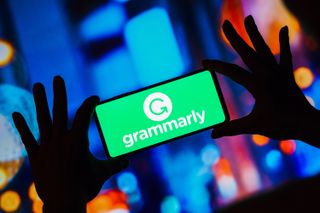 Grammarly on a phone
