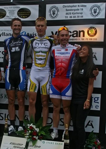 The Designa GP podium (l-r): Michael Reihs, Lars Ytting Bak and Sebastian Lander.