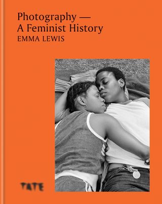 A Feminist History book cover. Photo of an African couple sleeping together on the grass.