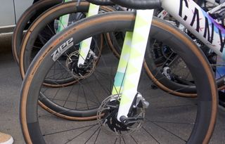 Tires used in the Tour de France Femmes gravel stage