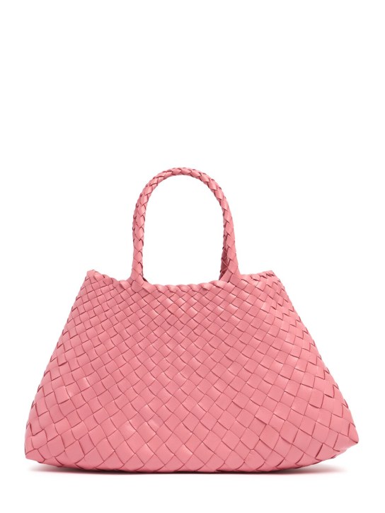 Small Santa Croce Leather Shoulder Bag - Dragon Diffusion - Women - Strawberry - Unique