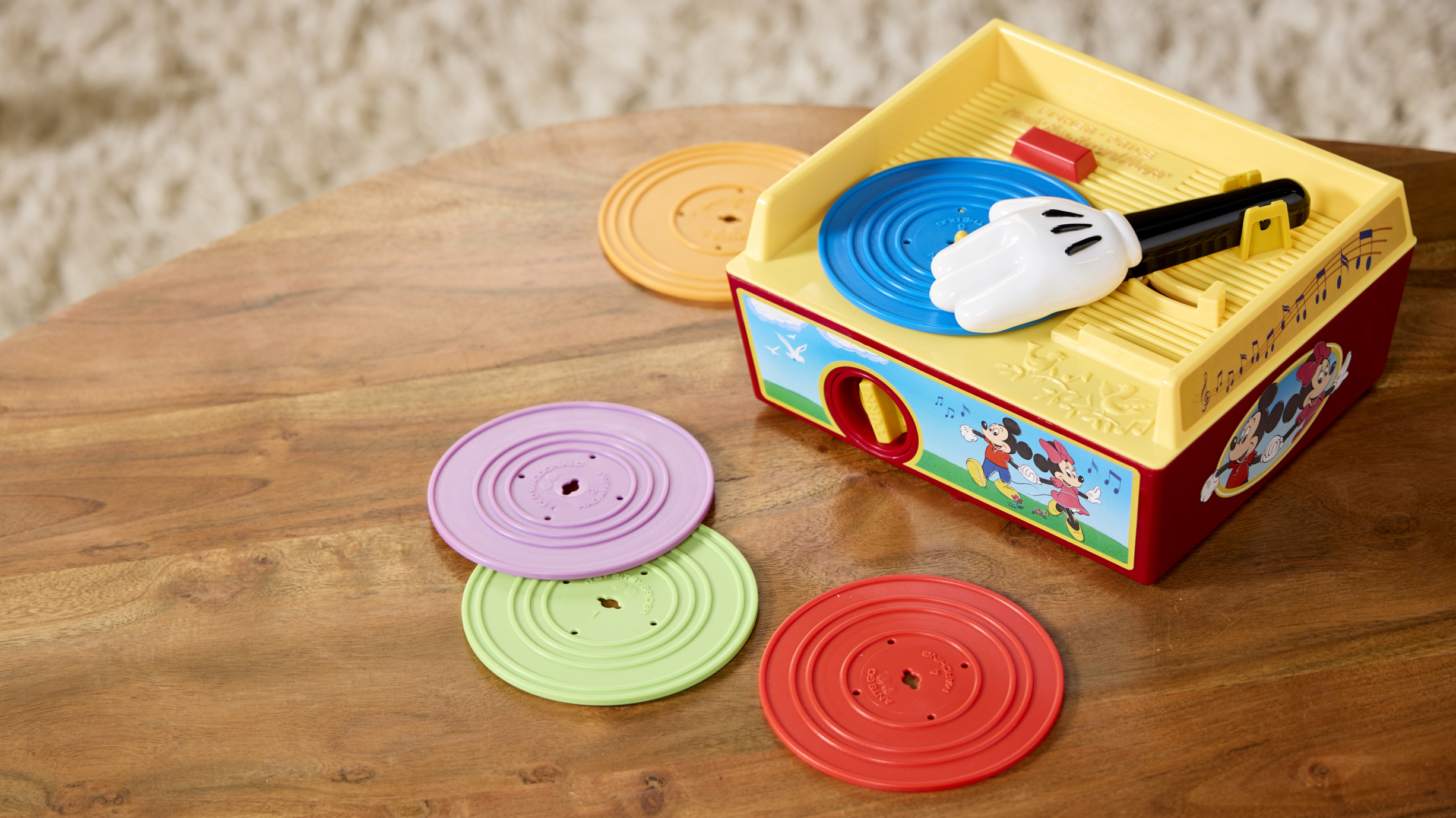Mickey Mouse Music Box Record Player by Fisher Price