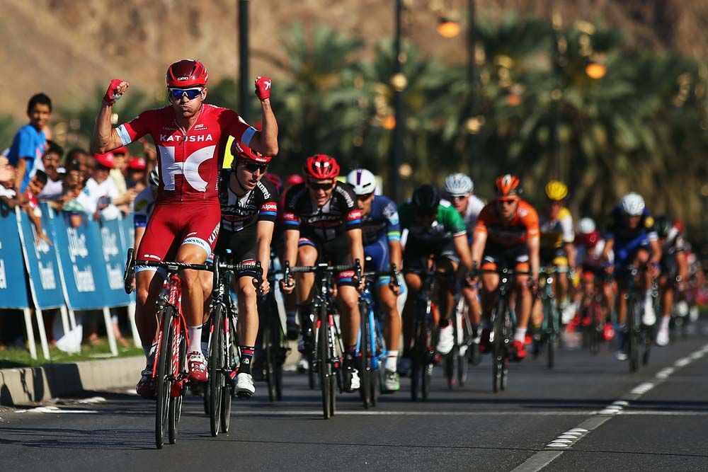 Alexander Kristoff (Katusha) wins again at the Tour of Oman