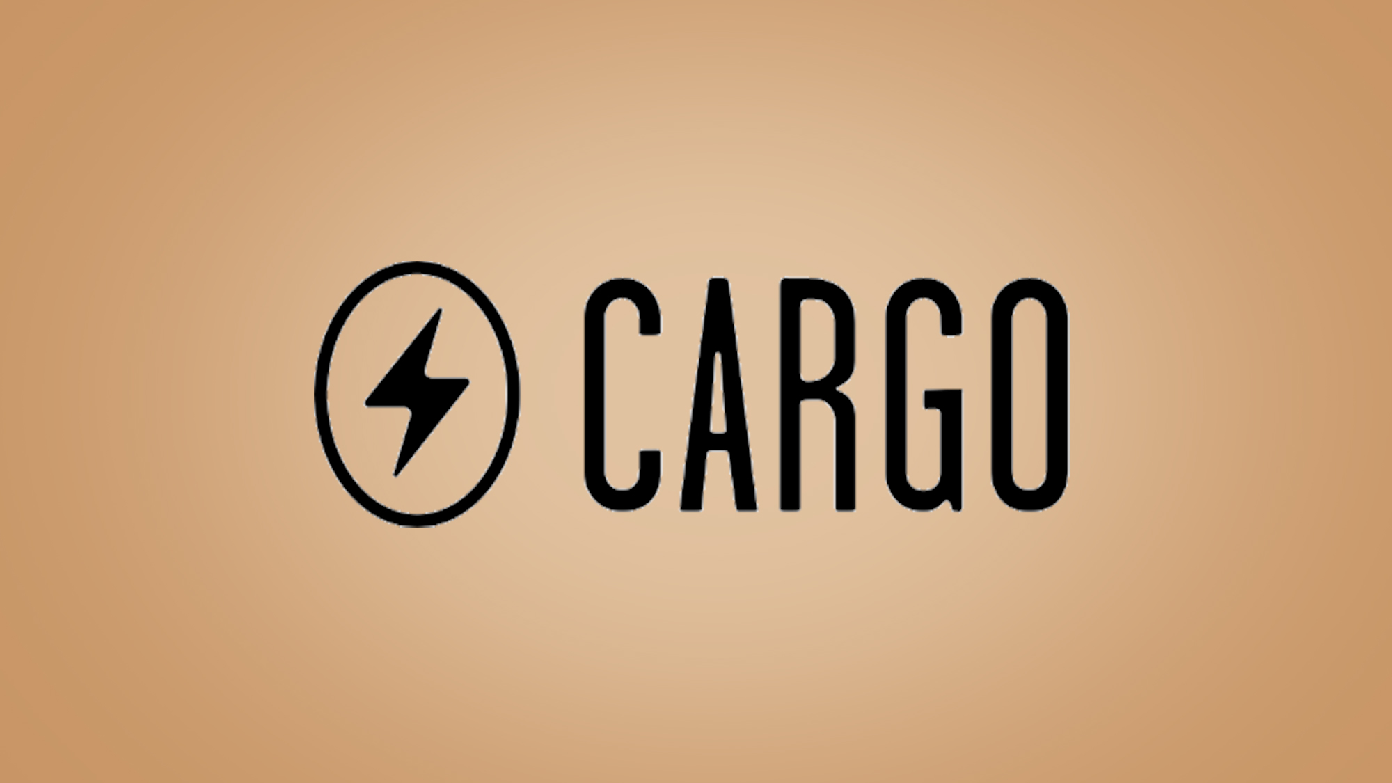 Cargo logo on beige background