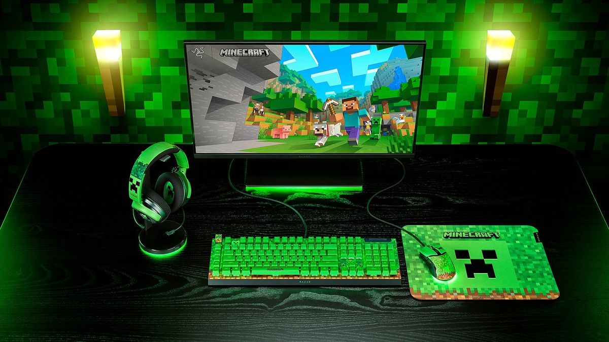 Image of the Razer Minecraft Collection.