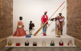 Atelier E.B with window dressing in a new Serpentine show