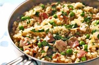 Woman's Weekly chicken and bacon risotto