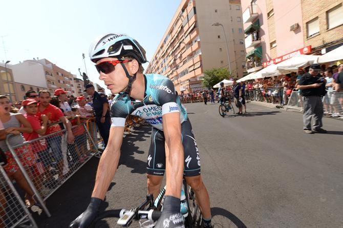 Tony Martin looking to recover from his 175km breakaway on the previous stage.