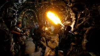Aliens: Fireteam Elite marines face off against the xenomorph swarm