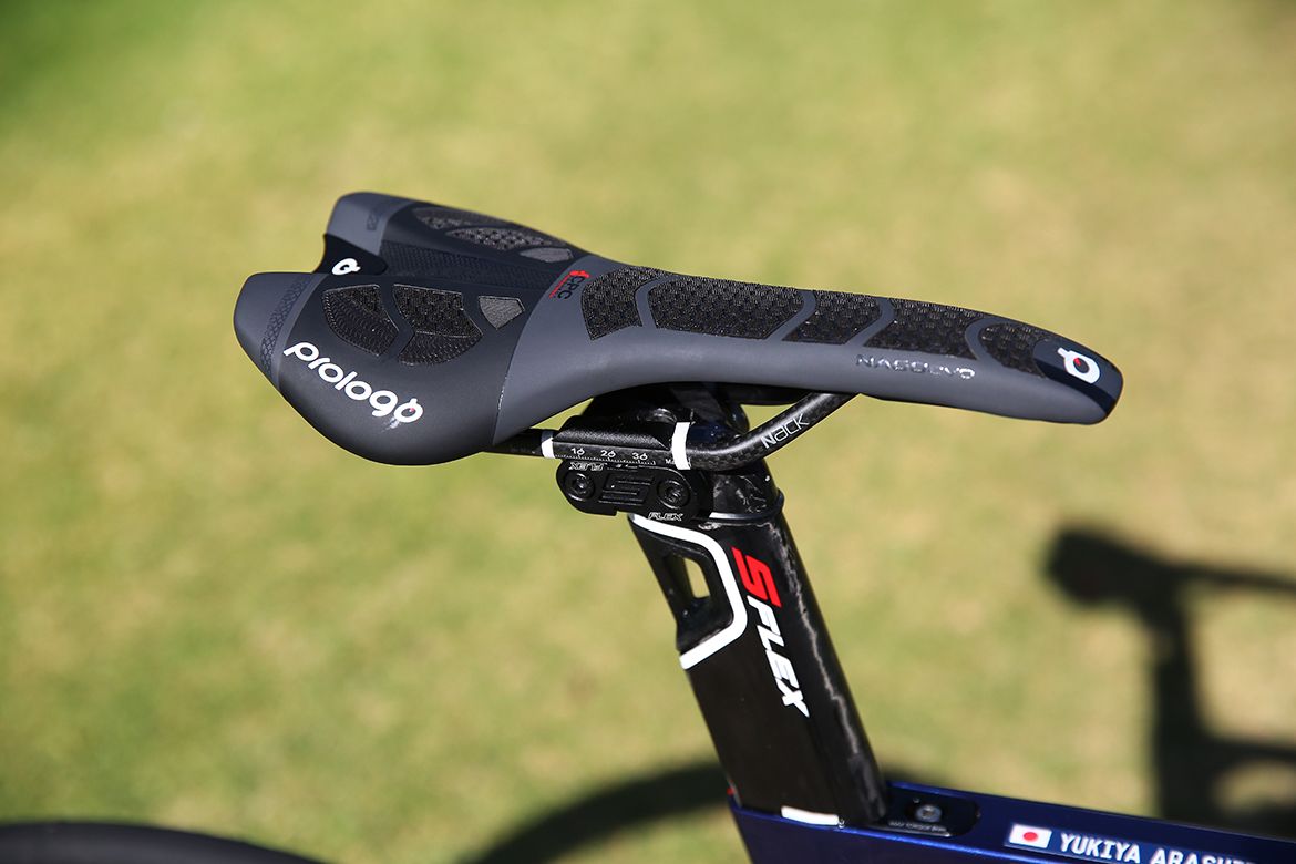 Yukira Arashiro is running a Prologo Nago Evo saddle