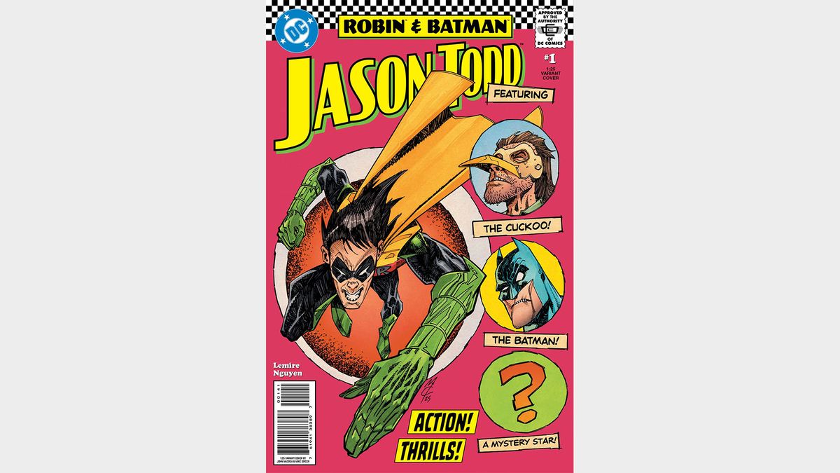 John McCrea's variant cover for Robin &amp; Batman: Jason Todd #1.