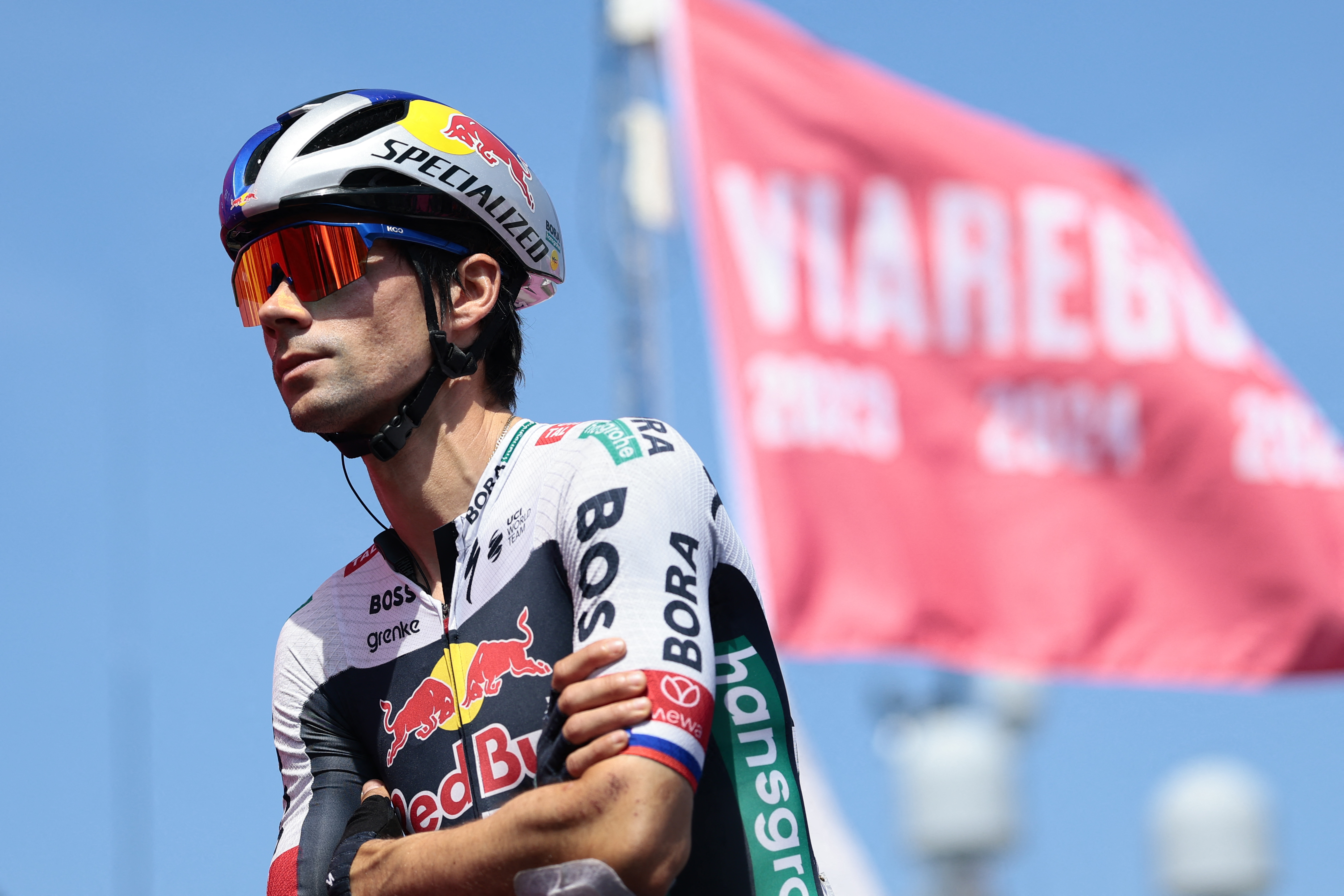 Primoz Roglic at the Giro d'Italia 2025