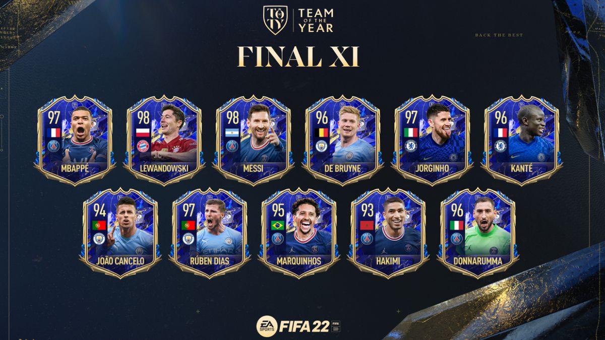 FIFA Mobile 22: Team of the year players, guides