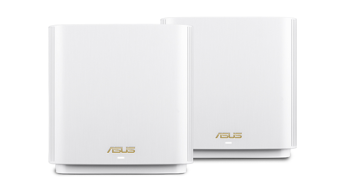 The Asus ZenWiFi AX (XT8) against a white background