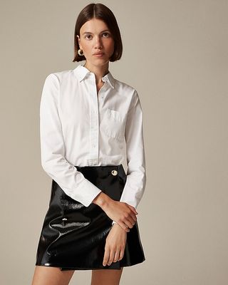 Shrunken Button-Up Shirt in Broken-In Cotton Oxford