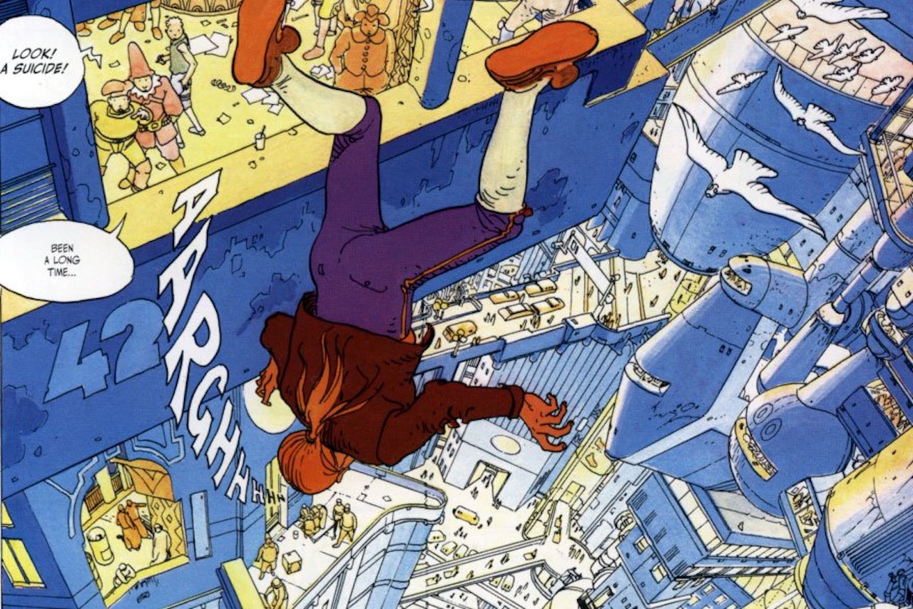 The Incal comic book panel