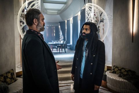 Steven Ogg and Daveed Diggs in Snowpiercer