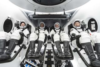 NASA astronauts Shannon Walker, Victor Glover and Mike Hopkins and Japanese Aerospace Exploration Agency (JAXA) astronaut Soichi Noguchi will fly on SpaceX's CREW-1 mission.