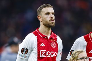 Jordan Henderson lining up for Ajax