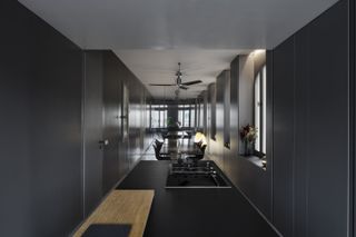 Barozzi veiga apartments dark kitchen