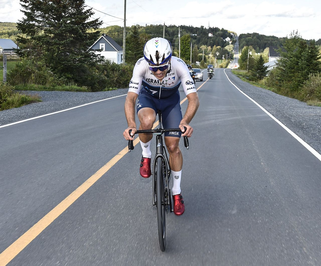 Guillaume Boivin on the way to victory