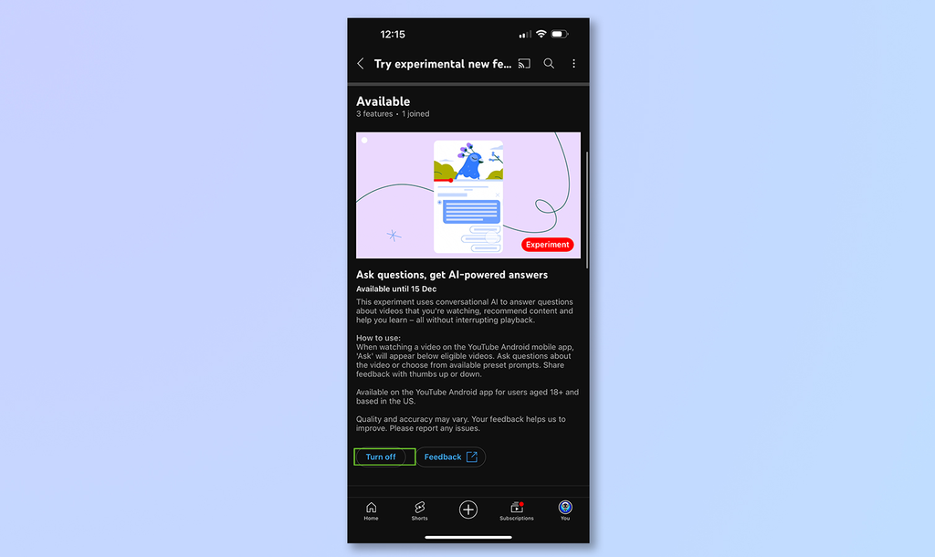 YouTube now lets you ask its AI questions about videos — here's how it ...