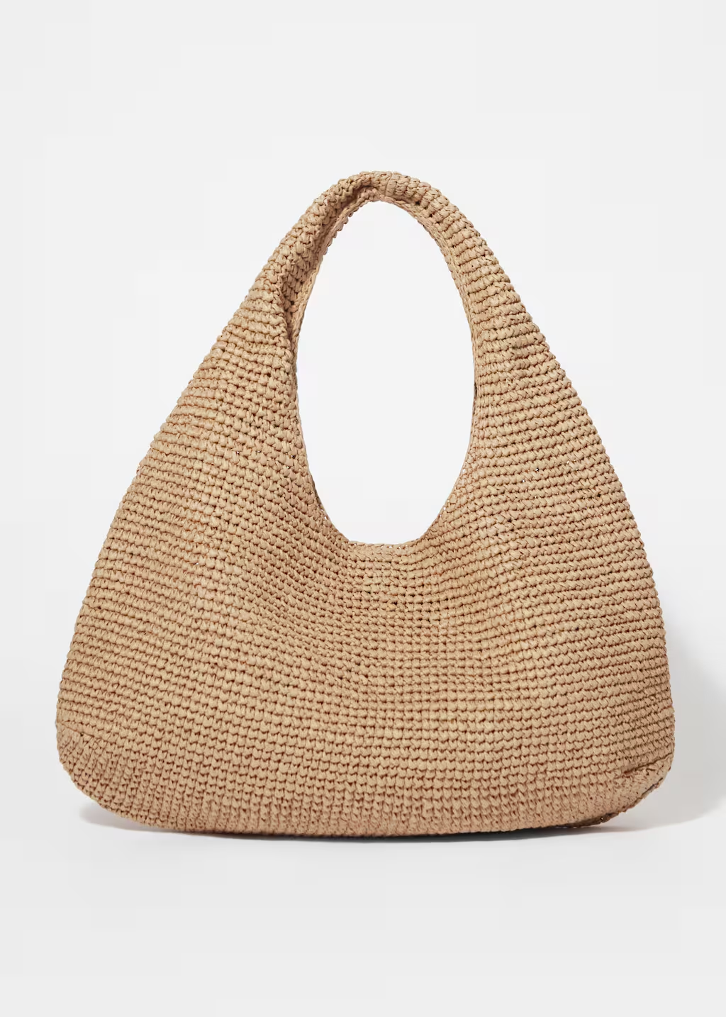 &amp;amp; Other Stories, Leather-Piping Straw Shoulder Bag
