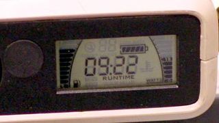 View of the LCD screen.