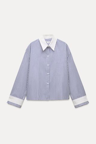 Zw Collection Striped Shirt