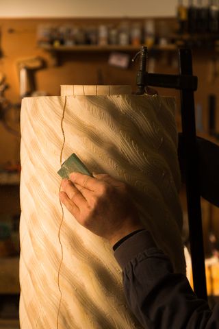 Production of the editions of Casa Malaparte furniture