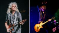 Brian May and Dan Hawkins performing live