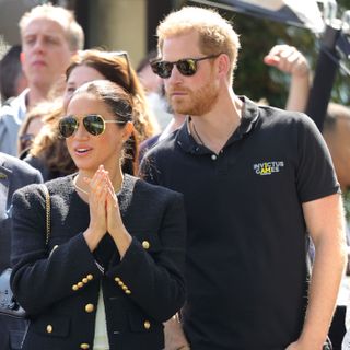 Prince Harry and Meghan Markle attend the Invictus Games in the Netherlands