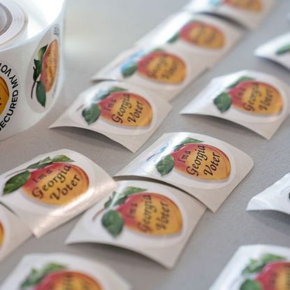 Voting stickers