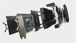 AMD RX 6800 graphics card from various angles