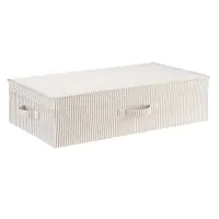 The Container Store Underbed Box Grey Stripe The Container Store Underbed Box Grey Stripe