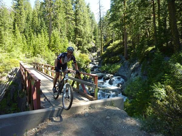 Mark Weir races to a downhill win