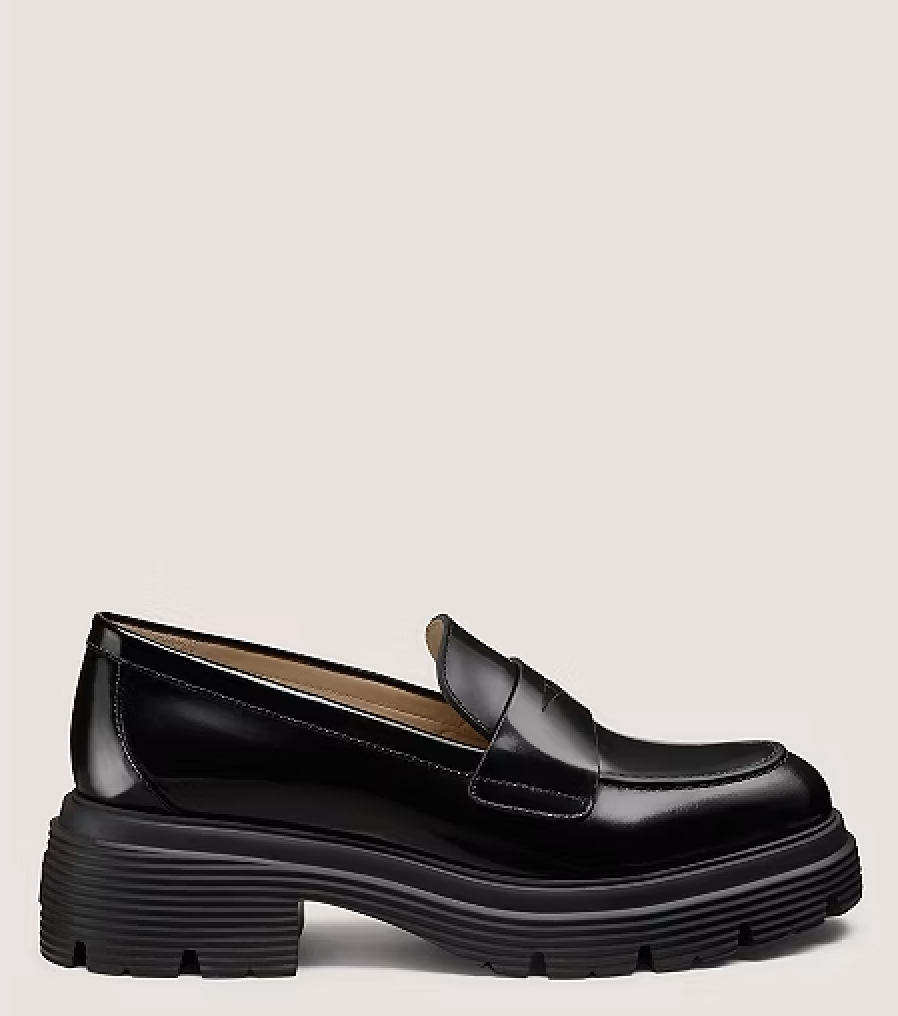 Stuart Weitzman black loafers