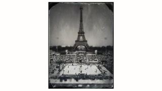 David Burnett's image of the Eiffel Tower at the 2024 Paris Olympic Games