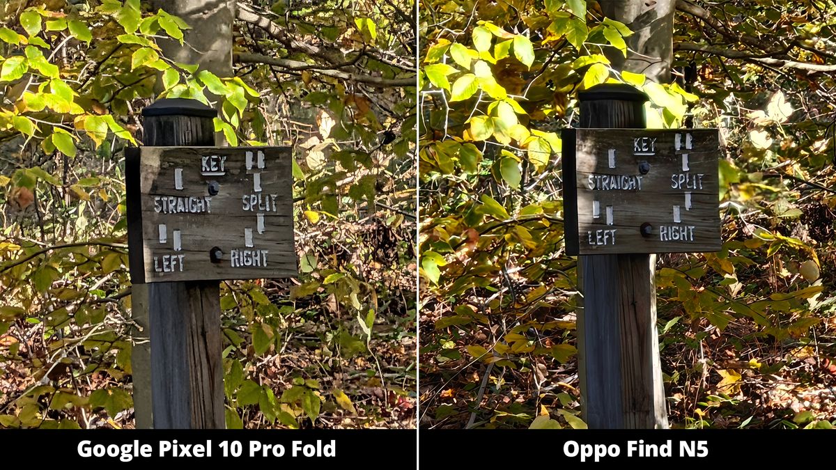 Google Pixel 10 Pro Fold vs. Oppo Find N5 Camera Comparisons