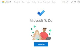 Website screenshot for Microsoft To Do