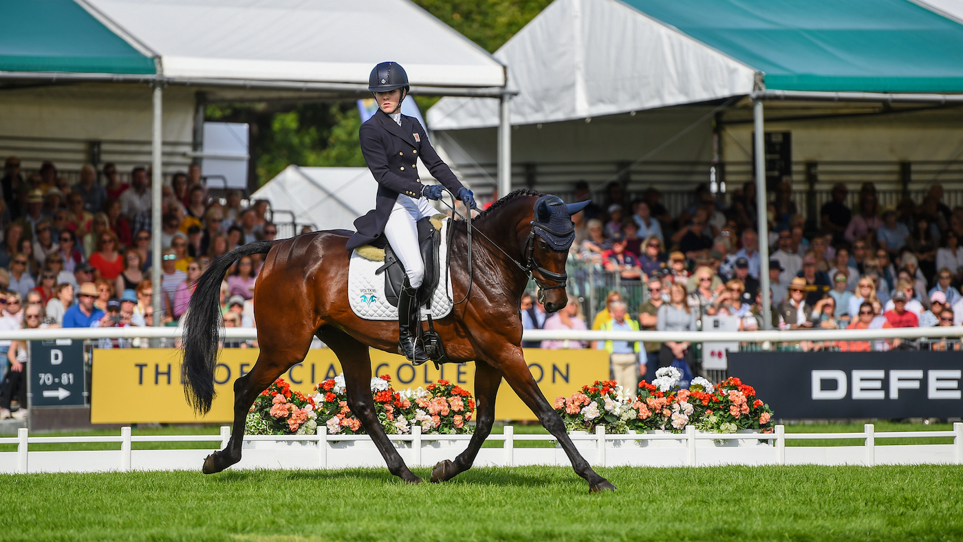 Felicity Collins and RSH Contend Or at Burghley Horse Trials