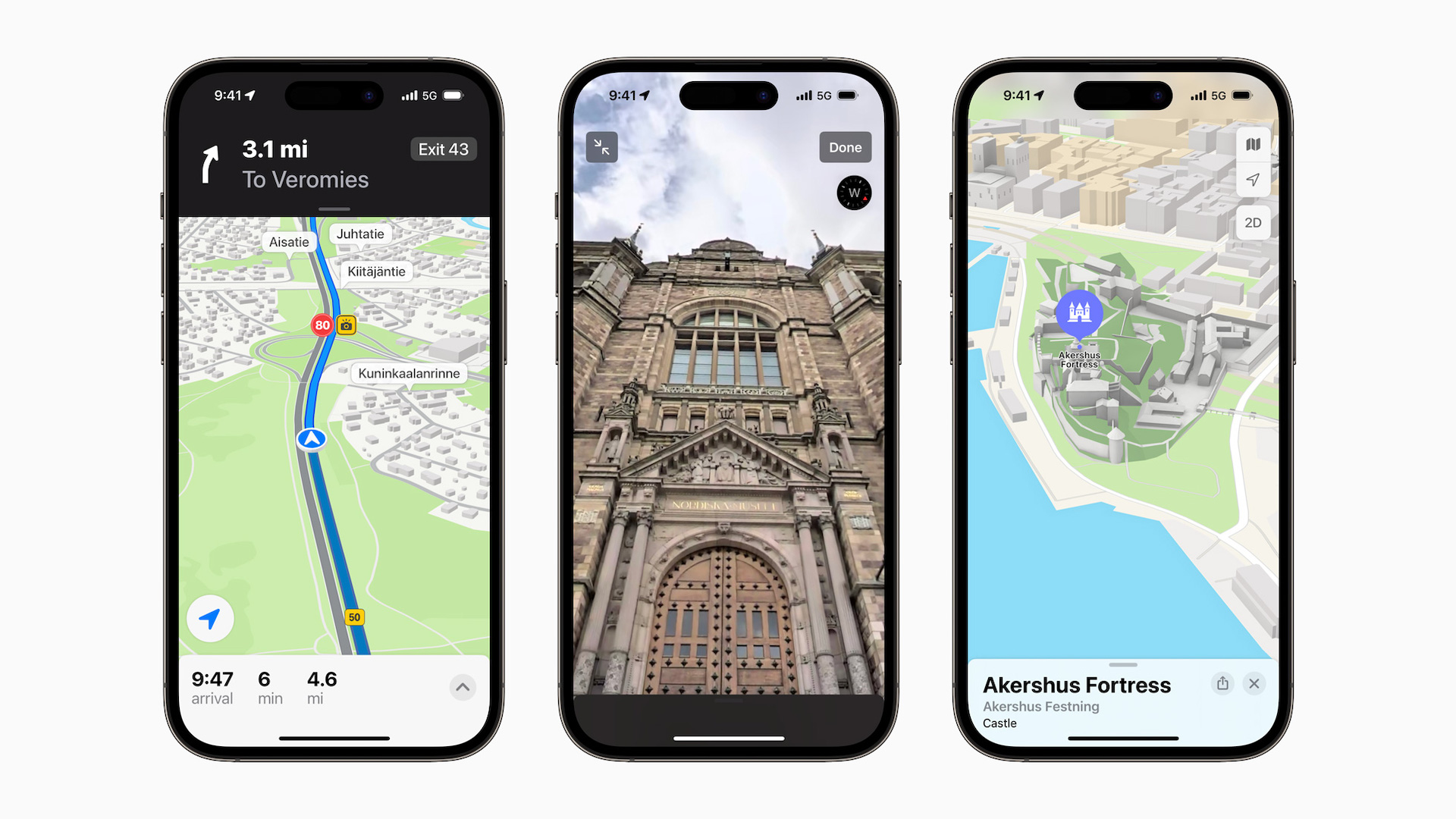 Apple Maps on iPhones