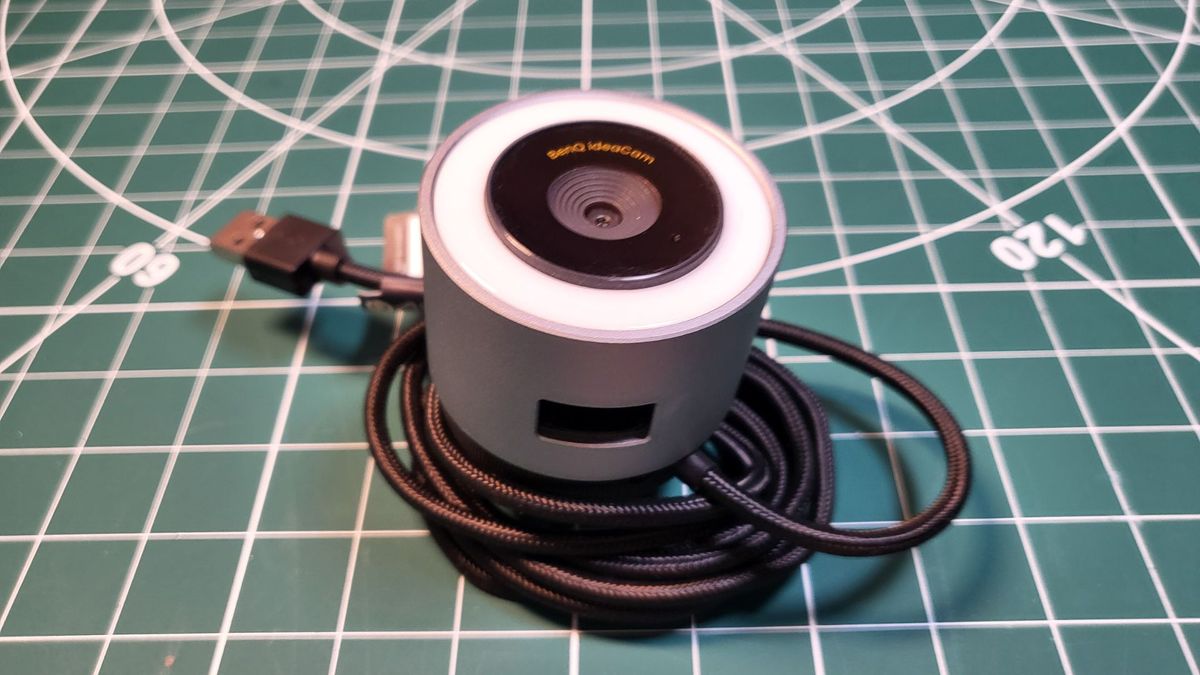 BenQ ideaCam S1 Pro lying on is coiled cable